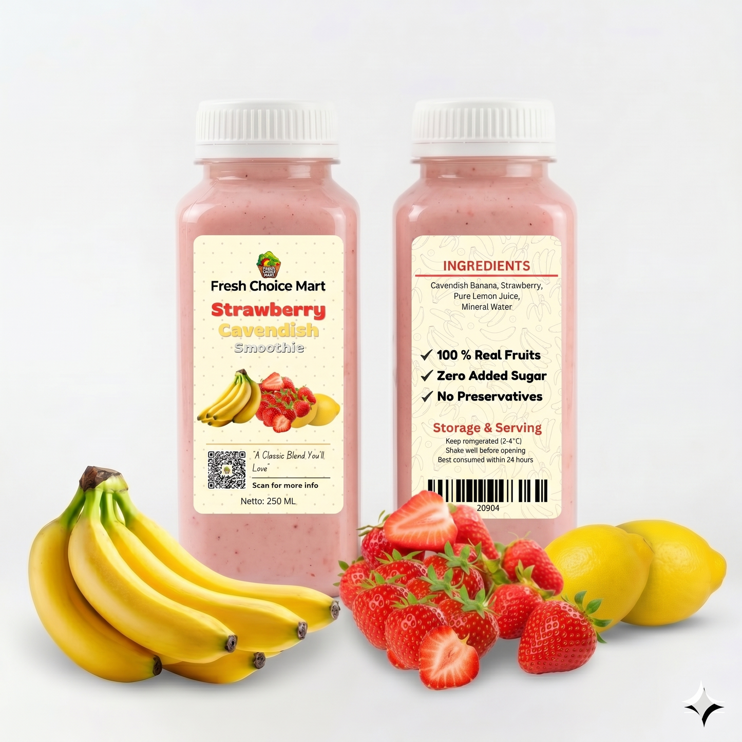 Strawberry Cavendish Smoothie