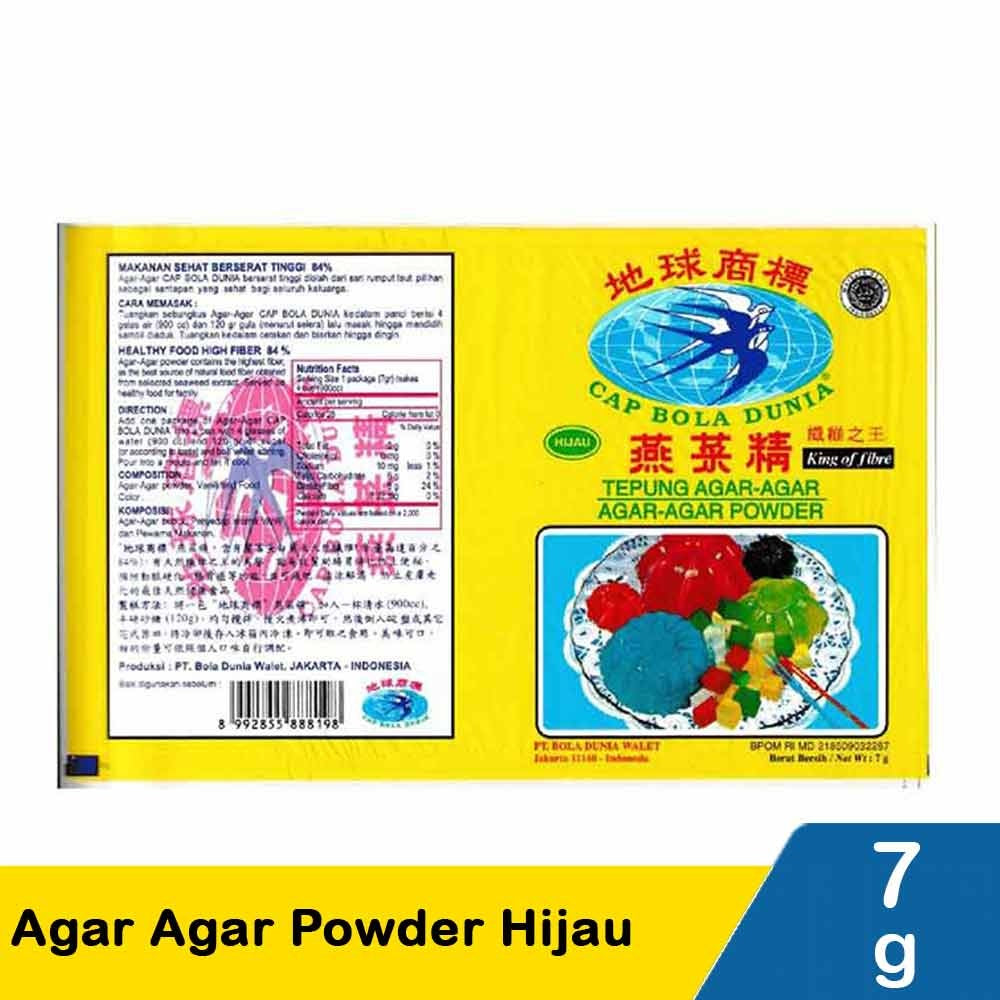 Bola Dunia - Tepung Agar Agar
