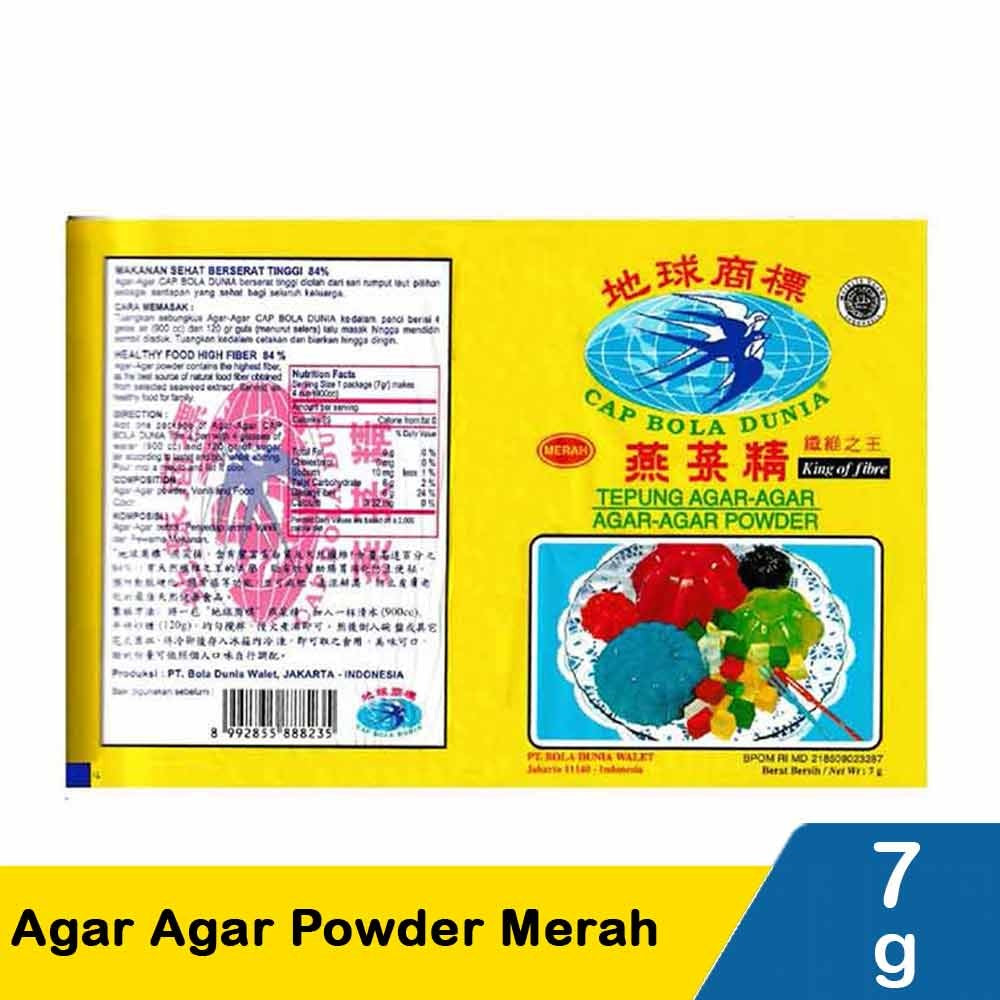 Bola Dunia - Tepung Agar Agar