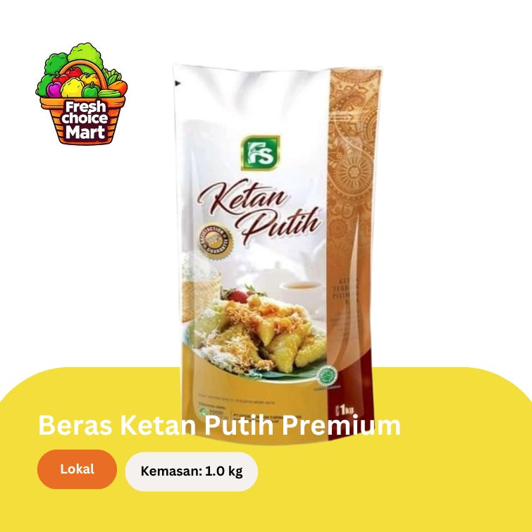 Beras Ketan Putih Premium 1 kg