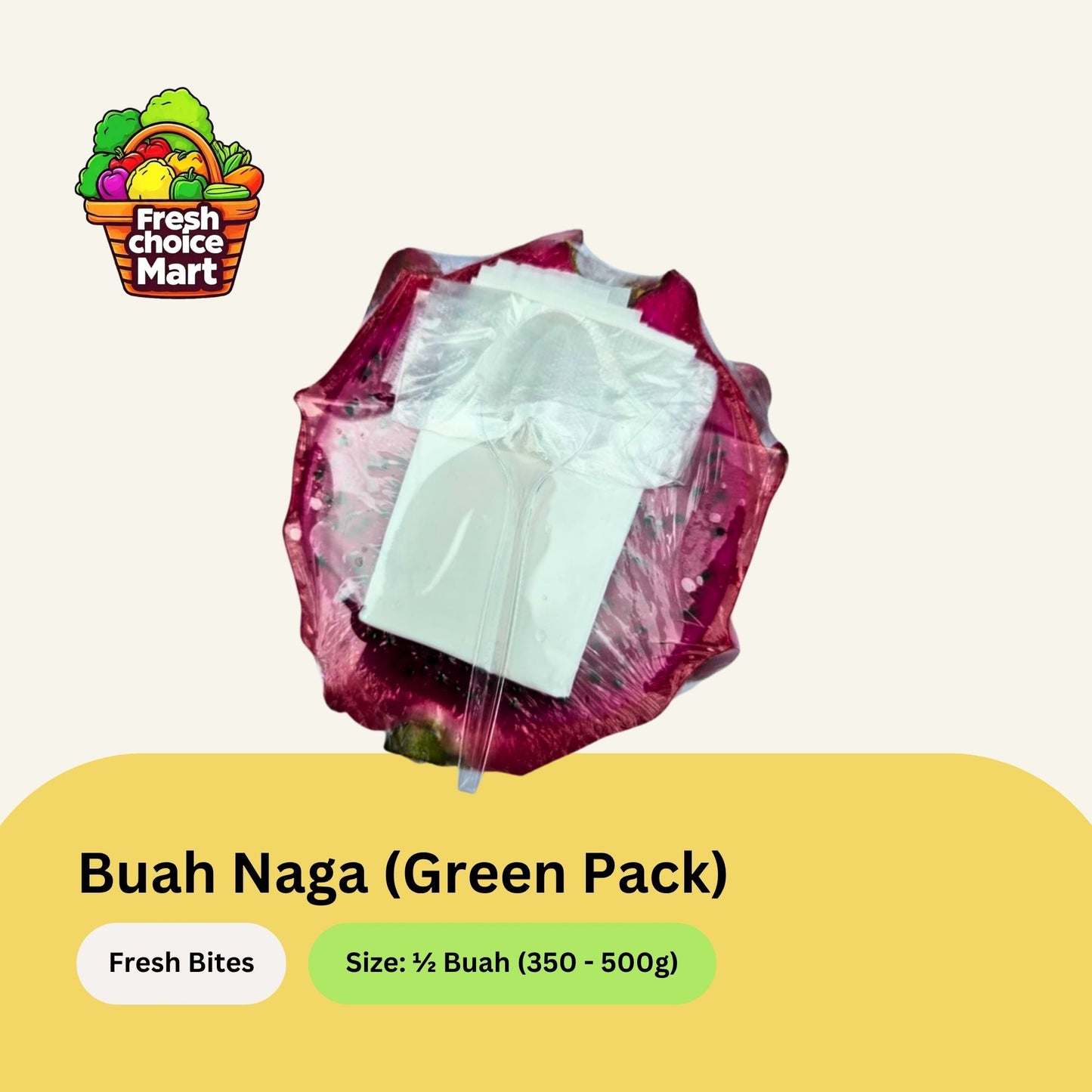 Fresh Bites - Buah Naga (Green Pack)