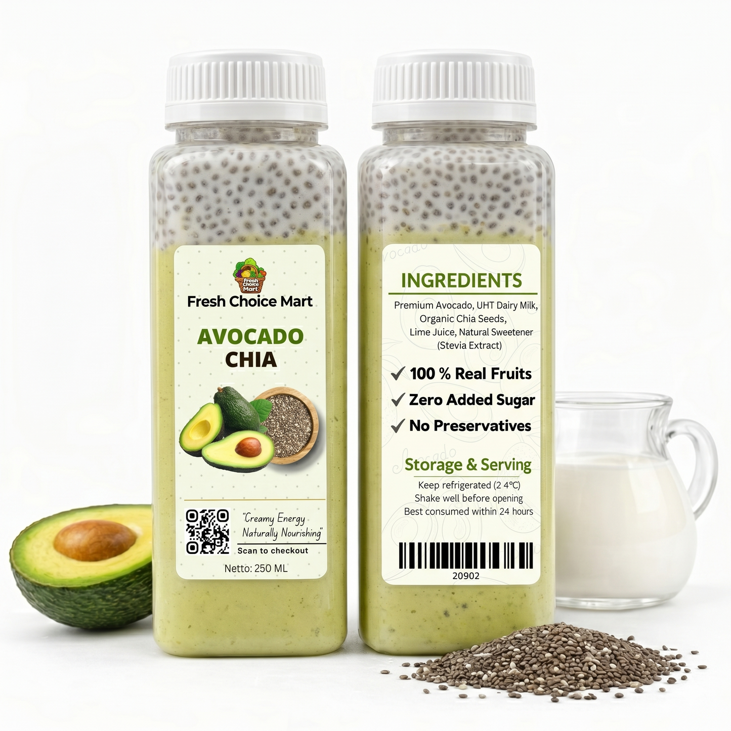 Avocado Chia Smoothie
