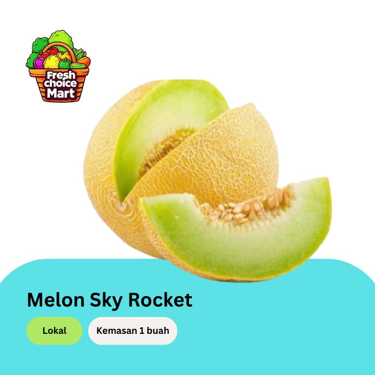 Melon Sky Rocket/Melon Madu (Hijau)